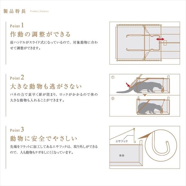 栄工業　捕獲器ジャンボ　RBシリーズ　Dタイプ　TN-2　No.302