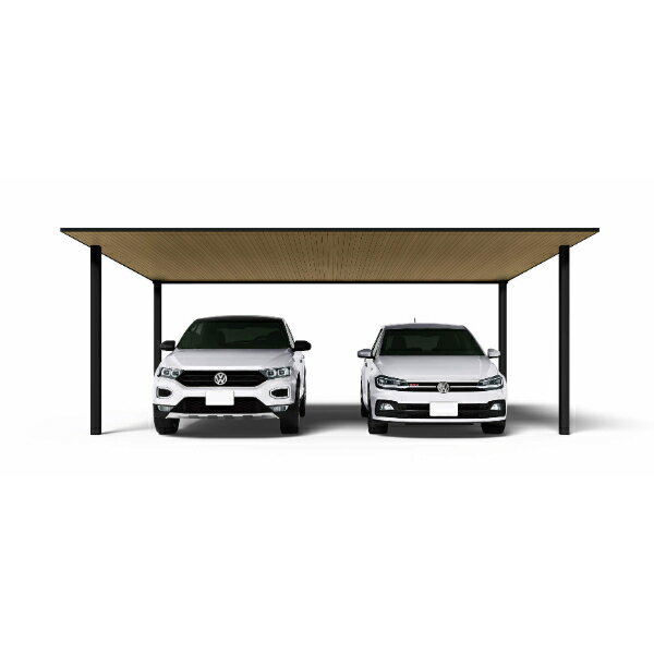 【キャンペーン対象商品】【商品のみ】カーポート 2台用 YKK YKKAP PLAIN ROOF プレーンルーフ 600タイプ 単体セット 58-48M H25『 YKKAP カーポート 車庫 ガレージ 駐車場 屋根 2台用 アルミ屋根 おしゃれ 』