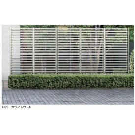Aluminum - YKK リレーリアフェンス1N型（横格子） メーターモジュール （本体＋柱）セット 自在連結用 H23FK TPS-F31N