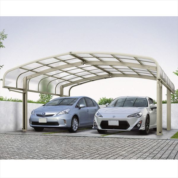 全国配送 YKKAP YKK カーポート アリュース キャップ 600タイプ M合掌セット M57-27・27M H25 ポリカーボネート屋根 YCP-A M5727・27Mサイズ』『 カーポート 車庫 ガレージ 駐車場 屋根 diy 』