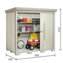 タクボ物置 ND/ストックマン 背面棚 ND-S2214 標準屋根 多雪型 『追加金額で工事可能』 『物置 屋外用 大型 倉庫 小屋 屋外 収納庫 diy 大容...