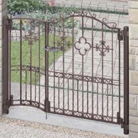 【送料無料】リクシル アプローチ ルナ CU型 柱使用 05R・09-10 親子開き 施錠なし取手『アルミ門扉』..