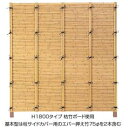 タカショー エバー4型セット 60角柱(両面) 基本型(両柱) 高さ1800タイプ 『竹垣フェンス 柵』 古竹