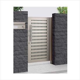 【送料無料】【法人様限定商品 個人宅・現場配送不可】四国化成 アルディ門扉2型 柱仕様 1018 片開き 『ゲート 部材 ガーデン 住宅 境界 入口 塀 壁 diy おしゃれ 形材 門扉』 ステンカラー