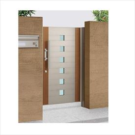 【送料無料】【法人様限定商品 個人宅・現場配送不可】四国化成 アルディ門扉5型 柱仕様 1016 片開き ..