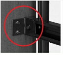 YKKAP たて面格子LA専用ブラケット(取付け金具セット) 壁付ブラケット(入隅用) 2個入り LA-G-4