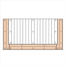 三協アルミ ひとと木2 オプション 2段デッキ（間口+出幅 「両側」) 束連結仕様 1.5間×6尺 『デッキ本体は別売です』 『ウッドデッキ 人工木』