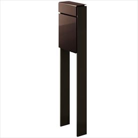 YKK フィッテ （上入れ前だし） DPB-1 『ポスト＋柱セット』 ポスト：ダークブラウ...