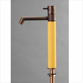 オンリーワン　デザイン水栓／マニル　金古美めっき　ロング　TK4-1LCPG ポタージュ