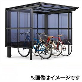 リクシル サイクルポート フーゴF パーク 29-18型 パネル高さ H：1600 熱線吸収ポ...