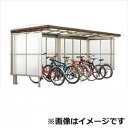 リクシル サイクルポート フーゴAプラス パーク 22・29・29-21型 パネル高さ H:1600 ポリカ板 3連棟 『サビに強いアルミ製 家庭用 おしゃれ ...