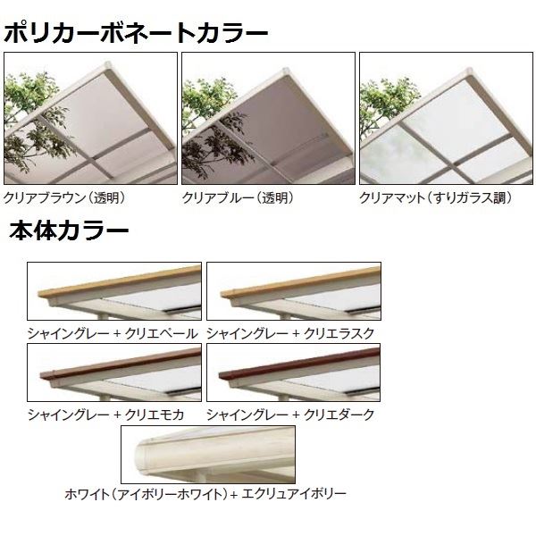 サイクルポート リクシル フーゴAプラス ミニ 基本 18-29型 H28柱（H28） ポリカ板...