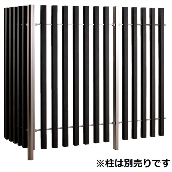 【樹脂木】MINO　ハイブリッド彩木ストライプフェンス　HAC55K　本体　間仕切縦格子タイプ　W960×H2000　HAC55K2010S　『木調フェンス　柵』