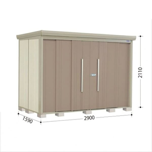 寬度251厘米~300厘米 - タクボ物置 ND／ストックマン　側面棚 ND-SZ2915Y 結露減少屋根 多雪型 『追加金額で工事可能』 『物置 屋外用 大型 倉庫 小屋 屋外 収納庫 diy 大容量 吊り戸 鍵つき 庭』【追加金額で取付工事可能】 カーボンブラウン