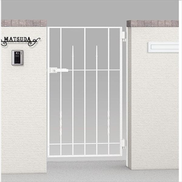 【送料無料】リクシル ラフィーネ門扉3型 柱使用 07-12 片開き『ゲート 部材 ガーデン 住宅 境界 入口 ..