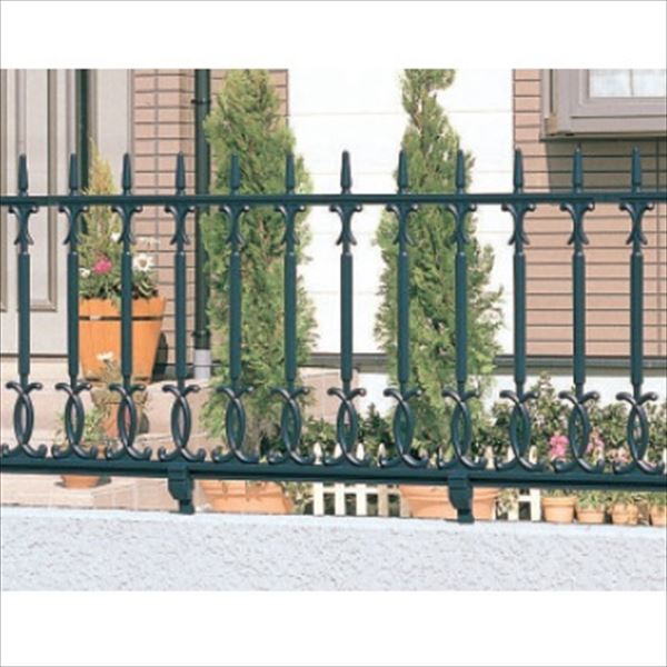 三協アルミ 鋳物フェンス キャスモア3型 本体 1008 フリー支柱タイプ 『アルミフェンス 柵』