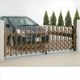 【法人様限定商品 】四国化成　ニューハピネスHG　ペットガードタイプ　片開き　265S　H10　『カーゲート　伸縮門扉』