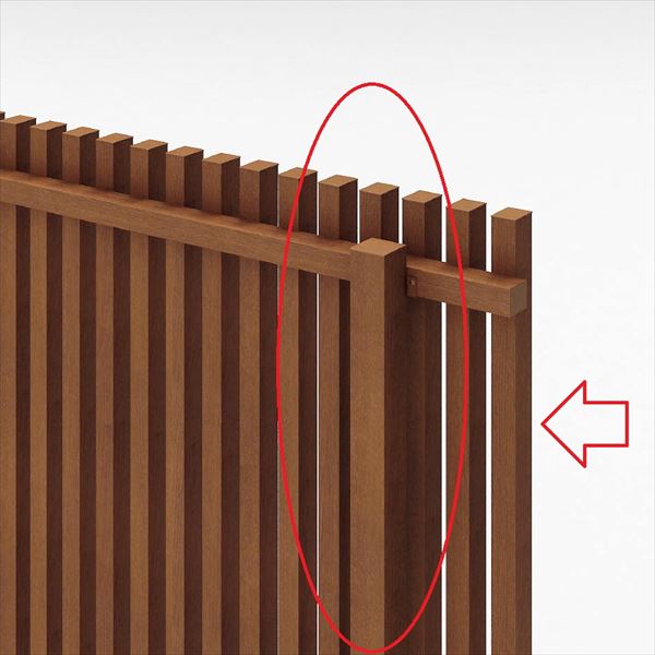 【法人様限定商品 個人宅・現場配送不可】四国化成　アレグリアフェンスTL3・4・5型用オプション　自由支柱　96FP-20　『アルミフェンス　柵』