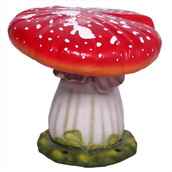 FRP　割れ目のあるキノコの椅子 / Split Single Mushroom Seat　 fr160015 『植物オブジェ　ベンチ　店舗・ホテル向け』