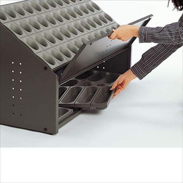 テラモト　オブリークアーバン　C24　前面パネル付　24本収納　UB-285-224