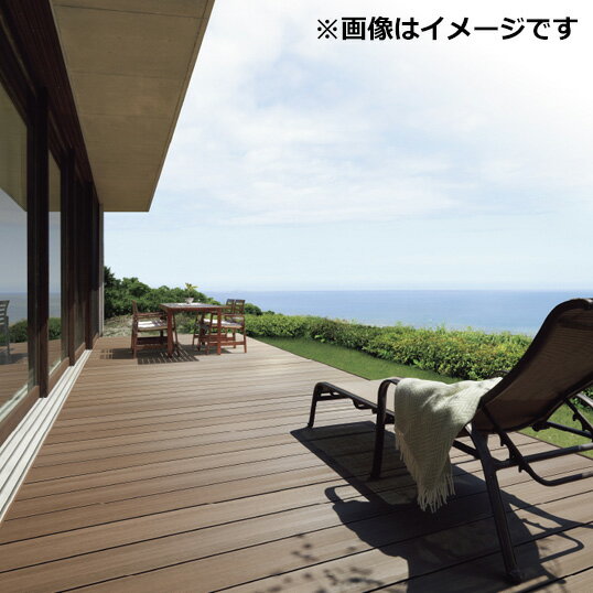 リクシル 樹ら楽ステージ 木彫 2間×9尺 束柱B仕様 標準束柱 『ウッドデッキ diy キット 樹脂 人工木』