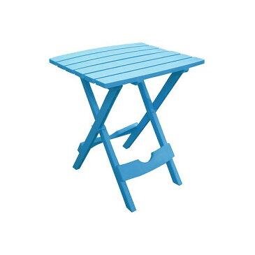 TOSHO　折り畳みサイドテーブル　アメリカ製　プラスチック素材　＃8500-21-3731 プールブルー