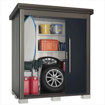 キロスタイル-SK キロスタイル物置 0.7坪タイプ 棚板付 『日本製 サンキンとコラボ!ホームセンターでも大人気シリーズです 中型・大型物置 屋外 DIY向け』 ギングロ