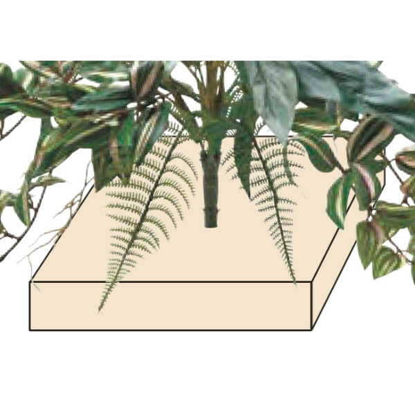 グローベン リフェイクグリーン オプション 人工植物 下草・屋内用 硬質スチロール（下草設置用） A70NS003