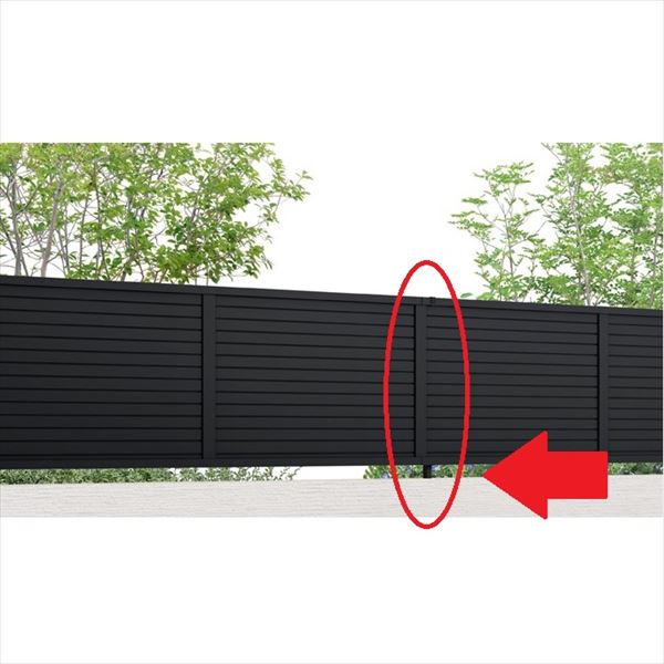 リクシル フェンスAB オプション YM2型 T-6 柱(1本) 『アルミフェンス 柵』