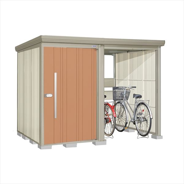 タクボ物置 TP／ストックマンプラスアルファ TP-Z2819 一般型 『物置 屋外 大型 倉庫 小屋 収納庫 diy サイクルポート タイヤ テント 庭 おしゃれ』【追加金額で取付工事可能】 トロピカルオレンジ