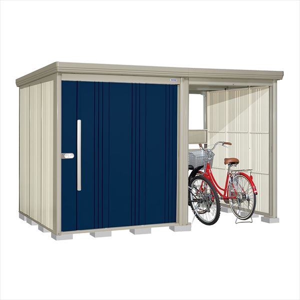 タクボ物置 TP／ストックマンプラスアルファ TP-S3319 多雪型 『物置 屋外 大型 倉庫 小屋 収納庫 diy サイクルポート タイヤ テント 庭 おしゃれ』【追加金額で取付工事可能】 ディープブルー