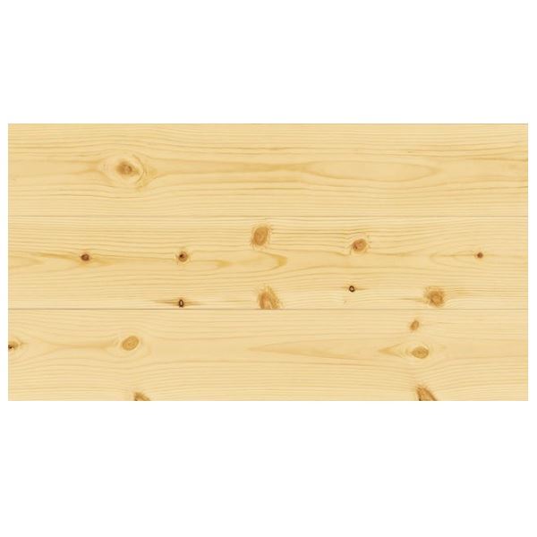 個人宅配送不可 天然木部材 エコプレーゼ レッドパイン 節有グレード LIVOSオイル塗装 幅111mm ワンピースタイプ 8枚(3.419m2)/ケース ※受...