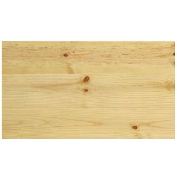 個人宅配送不可 天然木部材 エコプレーゼ レッドパイン 節有グレード LIVOSオイル塗装 幅111mm ワンピースタイプ 8枚(3.419m2)/ケース ※受...