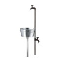 ミズタニバルブ工業 小庭リウム パイプ Piprop+PlantPan MP-CO-2Pi-BR 『水栓柱・立水栓 屋外用』