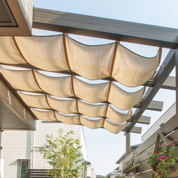 【送料無料】 タカショー J/EU/Sポーチ オプション シンプルシェード 1.5間×4尺 シェードネット ＊ポーチは別売