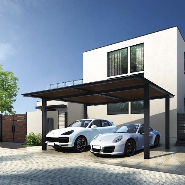 全国配送 YKK ルシアス カーポート 750タイプ 2台用 57-60 H24 単体納まり アルミ屋根『 カーポート 車庫 ガレージ 駐車場 屋根 diy 』 複合カラー