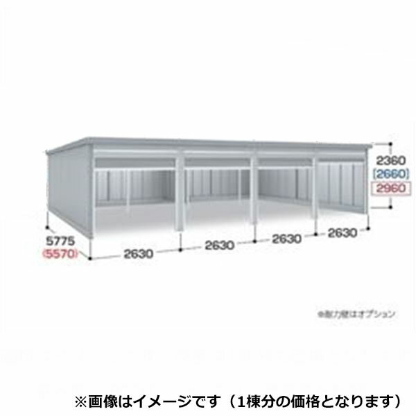 【関東・東海地方限定配送】【送料無料】イナバ物置 GARADIA ガレーディア 連棟用 GRN-2657JL 一般型 標準屋根 1台用 『 車庫 ガレージ 倉庫 シャッター コンテナ カーポート diy キット 自転車 バイク 駐車場 』