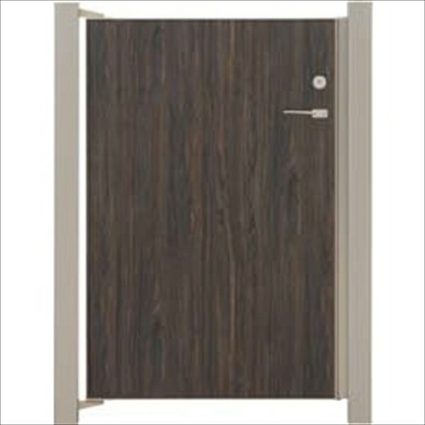 【送料無料】タカショー エバーアートボード門扉 フラット（片開き） W08×H12 左勝手（L）『木調 ナチ..