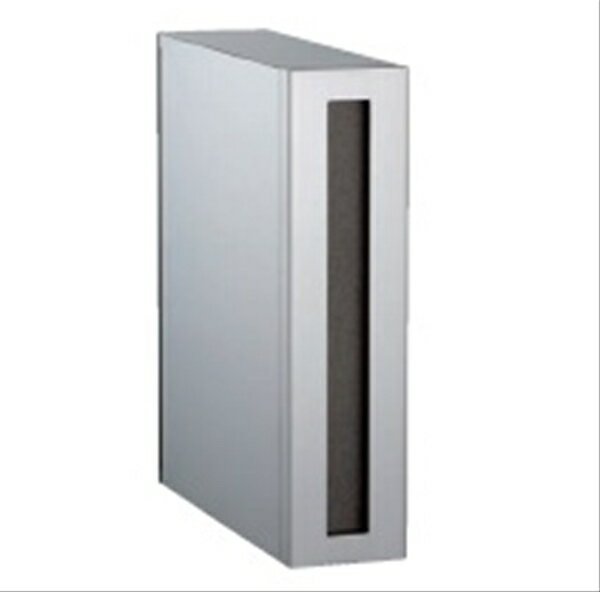 ユニソン 埋込みポスト リーダ サスレザー （背面右開きタイプ 後出し） 『郵便受け』 レザーグレー