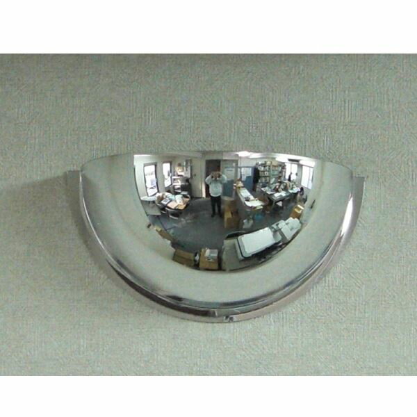 信栄物産 半球ミラーハーフ 530×210 ＃R-50H