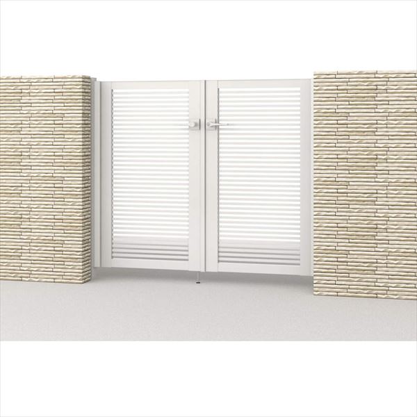 【送料無料】三協アルミ レジリア Y1型 0812 両開きセット 門柱タイプ『ゲート 部材 ガーデン 住宅 境界 入口 塀 壁 diy おしゃれ 形材 門扉』