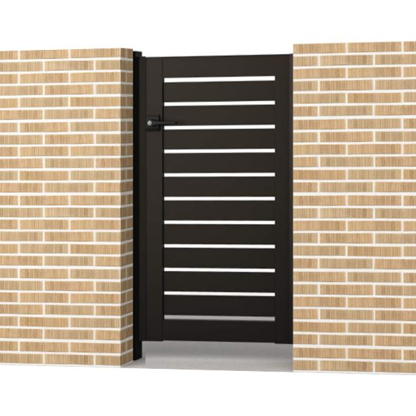 【送料無料】三協アルミ レジリア Y3型 0910 片開きセット 門柱タイプ『ゲート 部材 ガーデン 住宅 境..