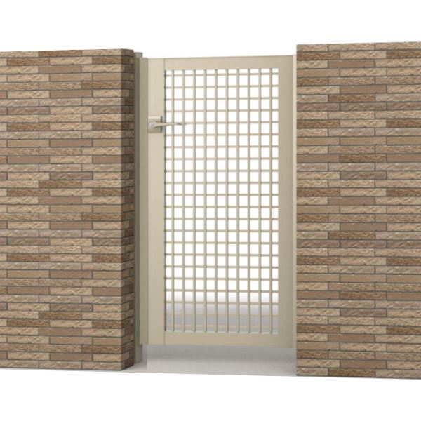 【送料無料】三協アルミ レジリア TY型 0812 片開きセット 門柱タイプ『ゲート 部材 ガーデン 住宅 境..