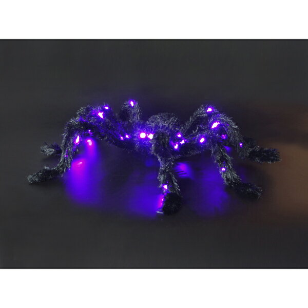 友愛玩具 スパイダーライト 光る!ホラースパイダー(LEDライト付き) HW-1261 『ハロウィン 飾り付け カボチャ かわいい』
