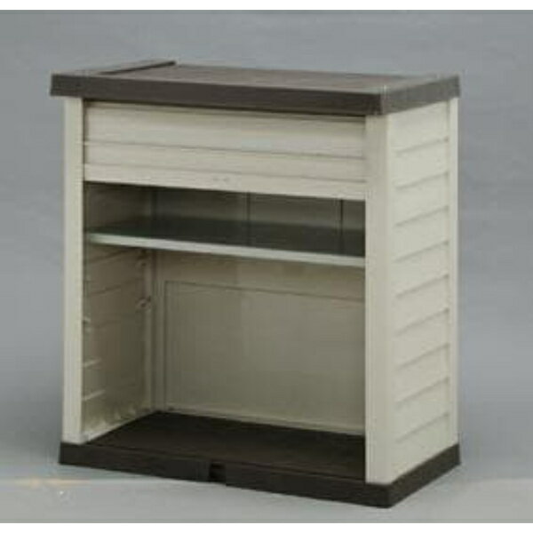 アイリスオーヤマ ウッディロッカー WDL-910WV ブラウン／ベージュ(4)