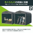 南榮工業 サイクルハウス 3台用Quick SN4QUICK『DIY向け テント生地 家庭用 サイクルポート 屋根』