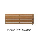 三協アルミ マイスティSHR 1型 フェンス本体 片面木調 2006 1998×600 フリー支柱タイプ