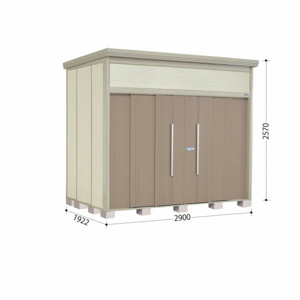 タクボ物置 JN／トールマン JN-2919 一般型 標準屋根『屋外用中型・大型物置』『追加金額で工事可能』 カーボンブラウン