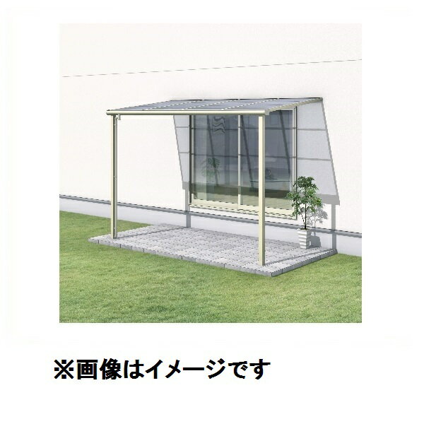 【送料無料】三協アルミ レボリューA 3.5間×7尺 600タイプ／関東間／1階用F型／標準収まり／2連結 熱線吸収ポリカ ＊屋根カラーはクリアのみ『洗濯干し場 』