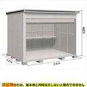 【全面開口】ヨドコウ LOD/エルモシャッター LOD-2922HF 物置 一般型 床タイプ 結露低減材付 追加棟 ※基本棟と同時購入価格『物置 屋外 大型 倉庫 収納庫 シャッター扉 庭』【受注生産品】【単品購入不可】 カシミヤベージュ